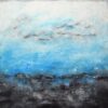 Landscape painting original large painting square abstract textured oil painting ocean blue seascape modern art   dafen village