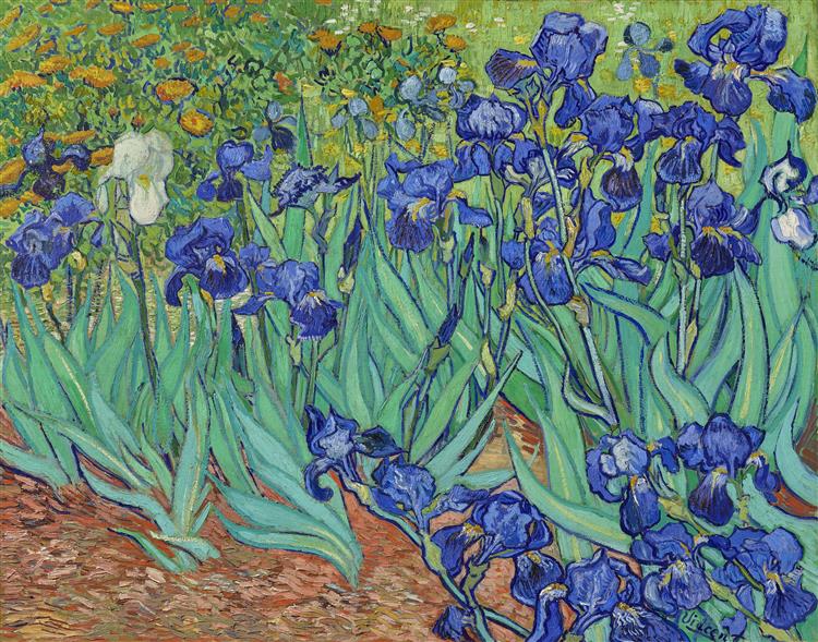 Irises  – Vincent van Gogh   MUSEUM QUALITY HAND-PAINTED