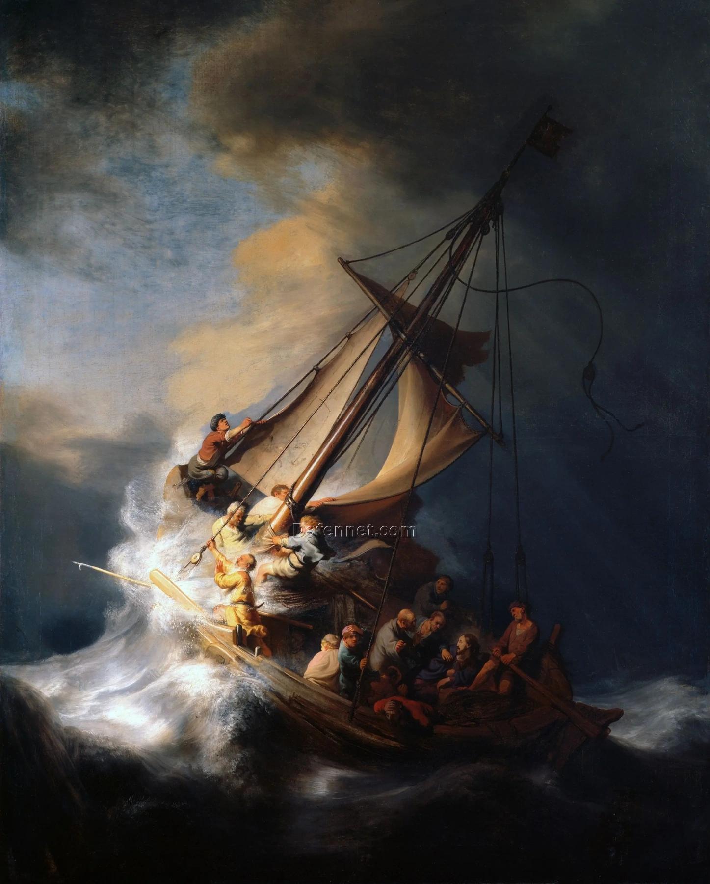 Christ in the storm on the sea of Galilee