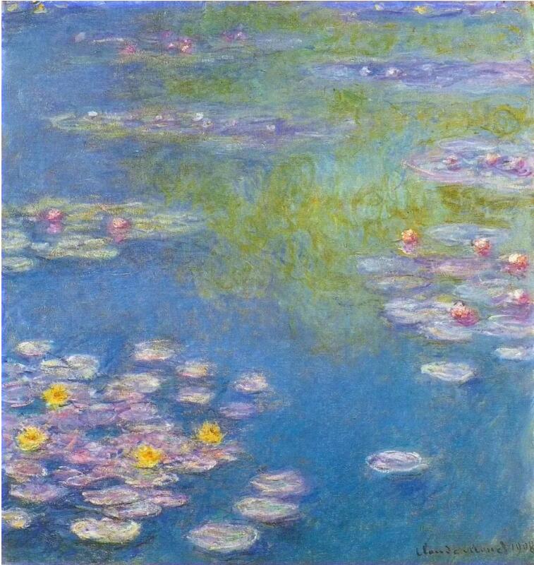 Water Lilies- Claude Monet-dafen oil painting