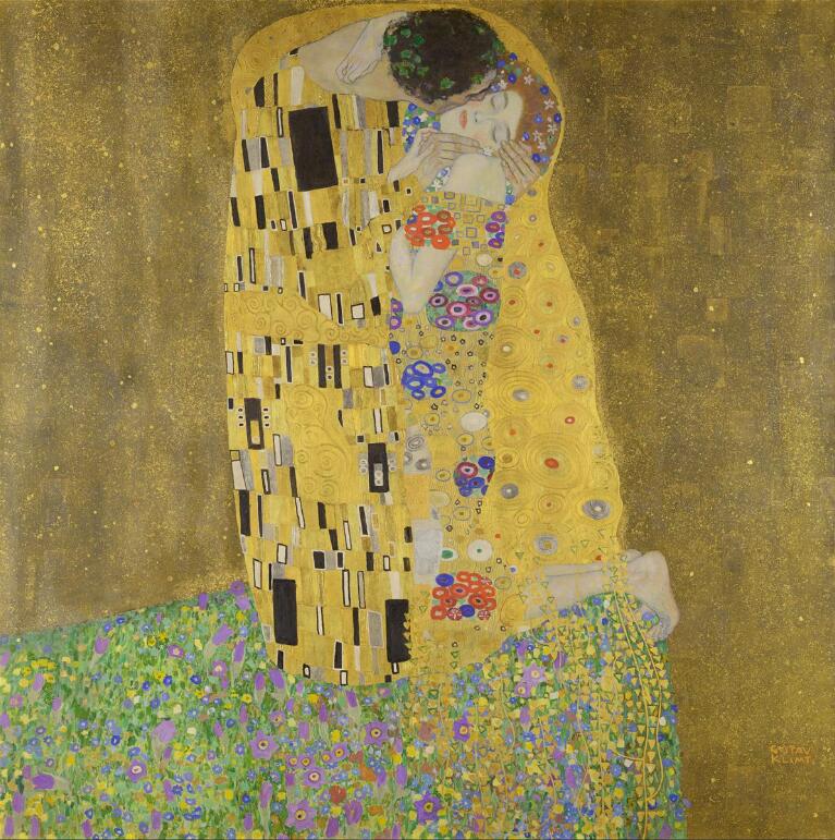 The Kiss -Gustav Klimt-dafen oil painting