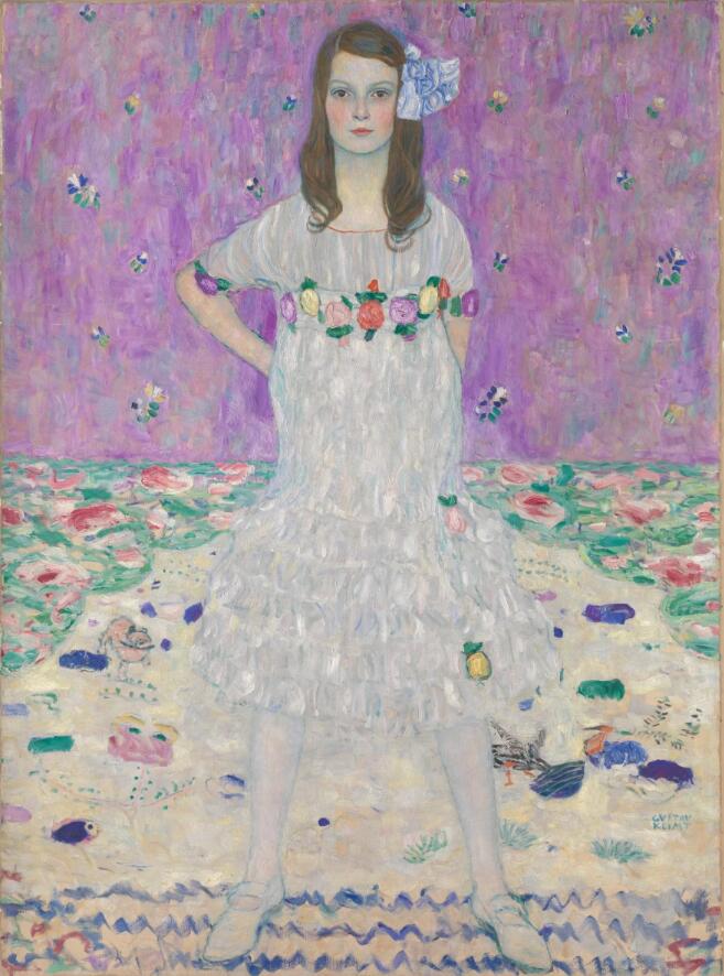 Portrait of Meda Primavesi -Gustav Klimt