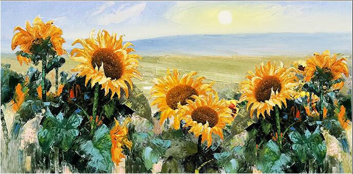 Sunflower Oil Painting Impressionism Dafen Village Oil Painting