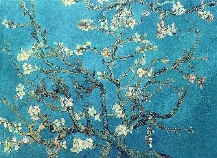 Branches with Almond Blossom -Vincent van Gogh