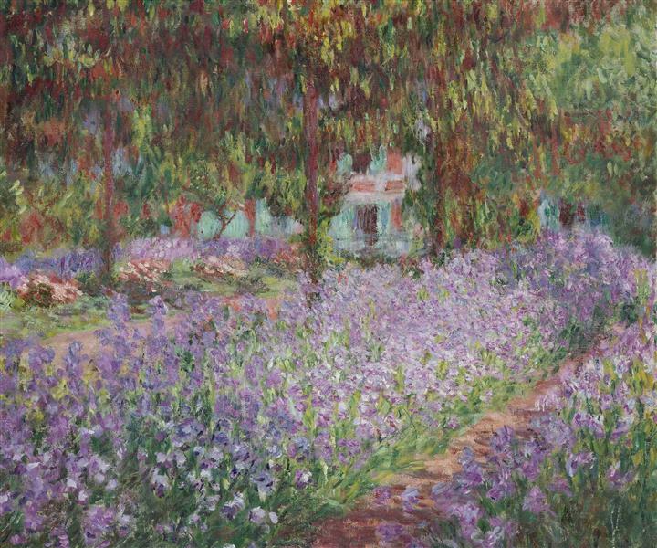 Irises in Monet’s Garden- Claude Monet