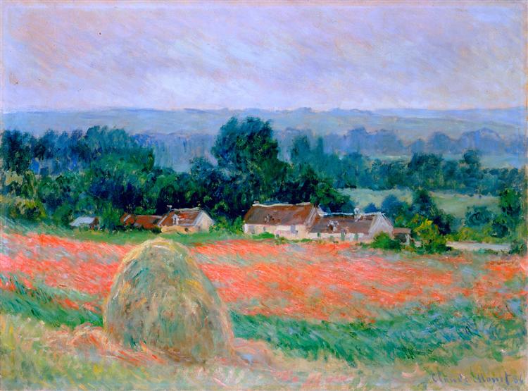 Haystack at Giverny- Claude Monet