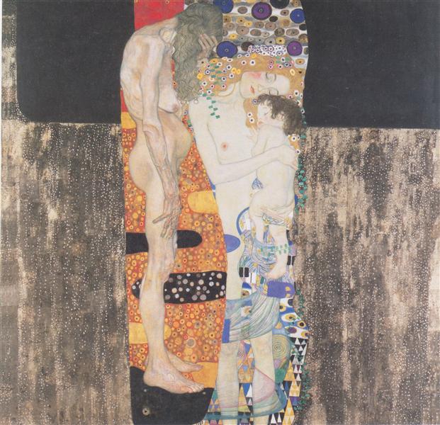 The Three Ages of Woman -Gustav Klimt-CUSTOM OIL PAINTINGS