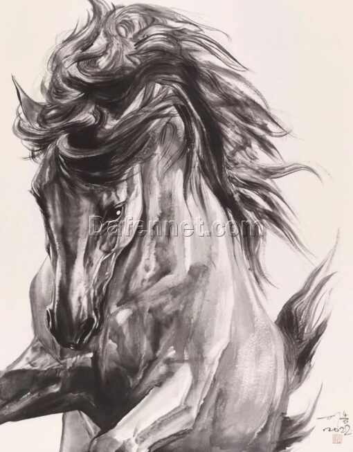 Horse Oil Painting , Mighty Horse , Dafen Village Oil Painting