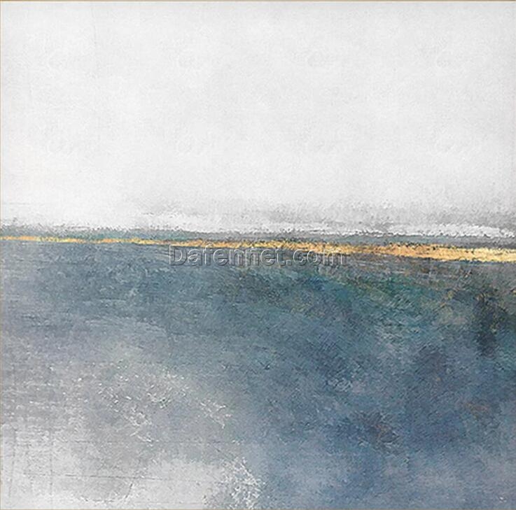 Landscape grey abstract painting on canvas  modern abstract  dafen oil painting