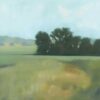 Abstract landscape painting canvas art green tree dafen oil painting