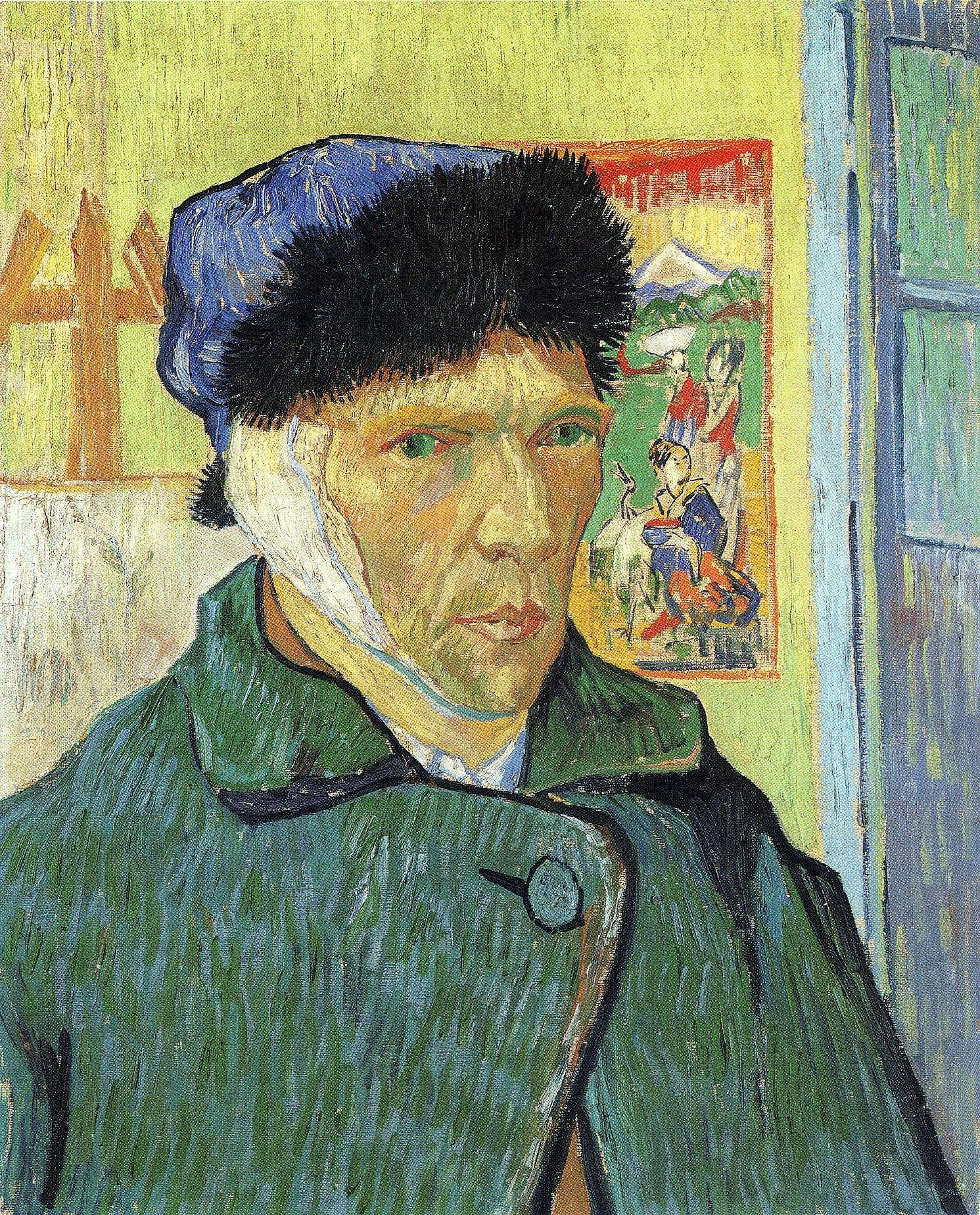 Self Portrait with Bandaged Ear- Vincent van Gogh