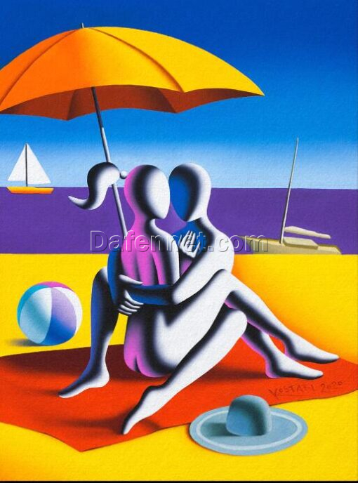 MARK KOSTABI -TELL ME A SECRET-oil painting reproduction