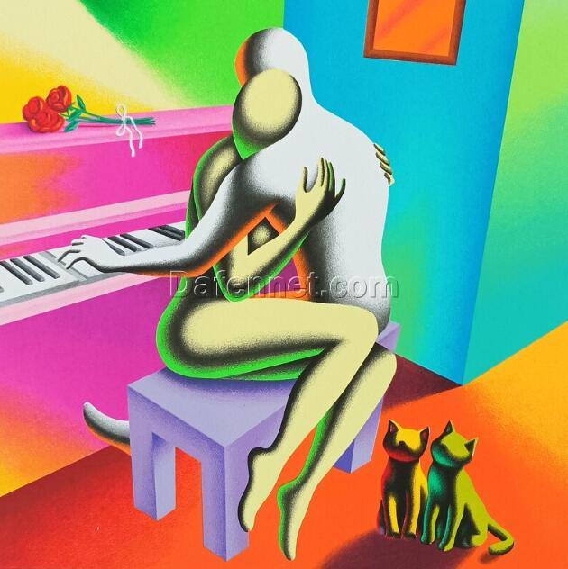 Mark KOSTABI / The Right Notes-oil painting reproduction