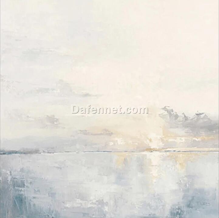 cloud painting abstract sea painting beach painting -Dafen oil painting village