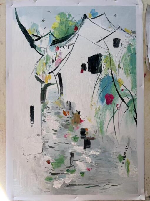 customize 6 oil paintings  Dafen Village Oil Painting -free express