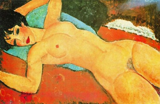 Sleeping Nude with Arms Open (Red Nude) Amedeo Modigliani Dafen village oil painting