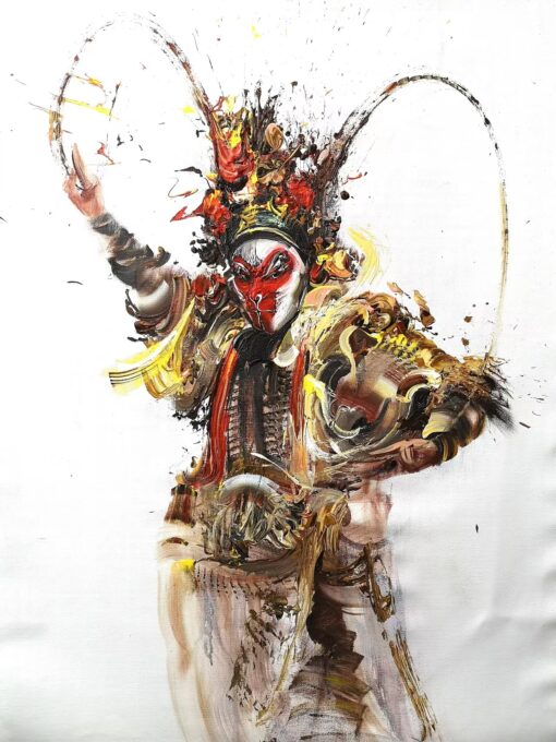 Opera figure oil painting Chinese style oil painting Dafen village oil painting customization