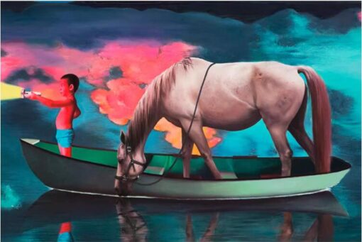 "Seeking the Light" Oil Painting