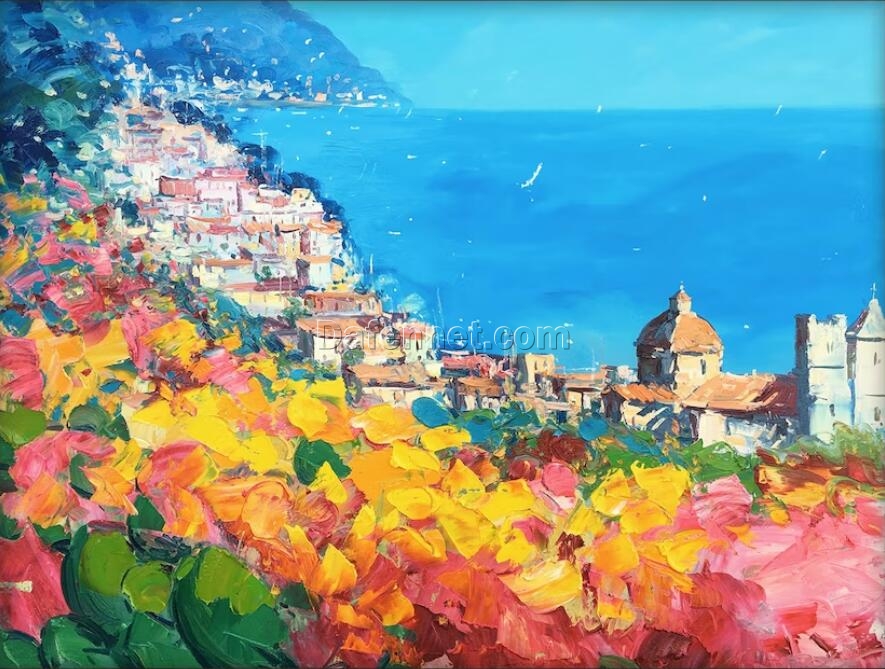 “Positano Bliss” – Original Canvas Art