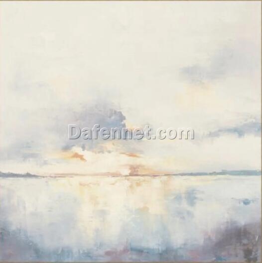 Pastel Sunset oil painting abstract oil painting sunrise Dafen Village oil painting customization