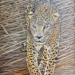 Original Cheetah Oil Painting: Captivating Wildlife Art for Home Decor