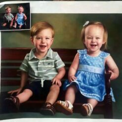 Custom Dual Portrait Oil Painting Service