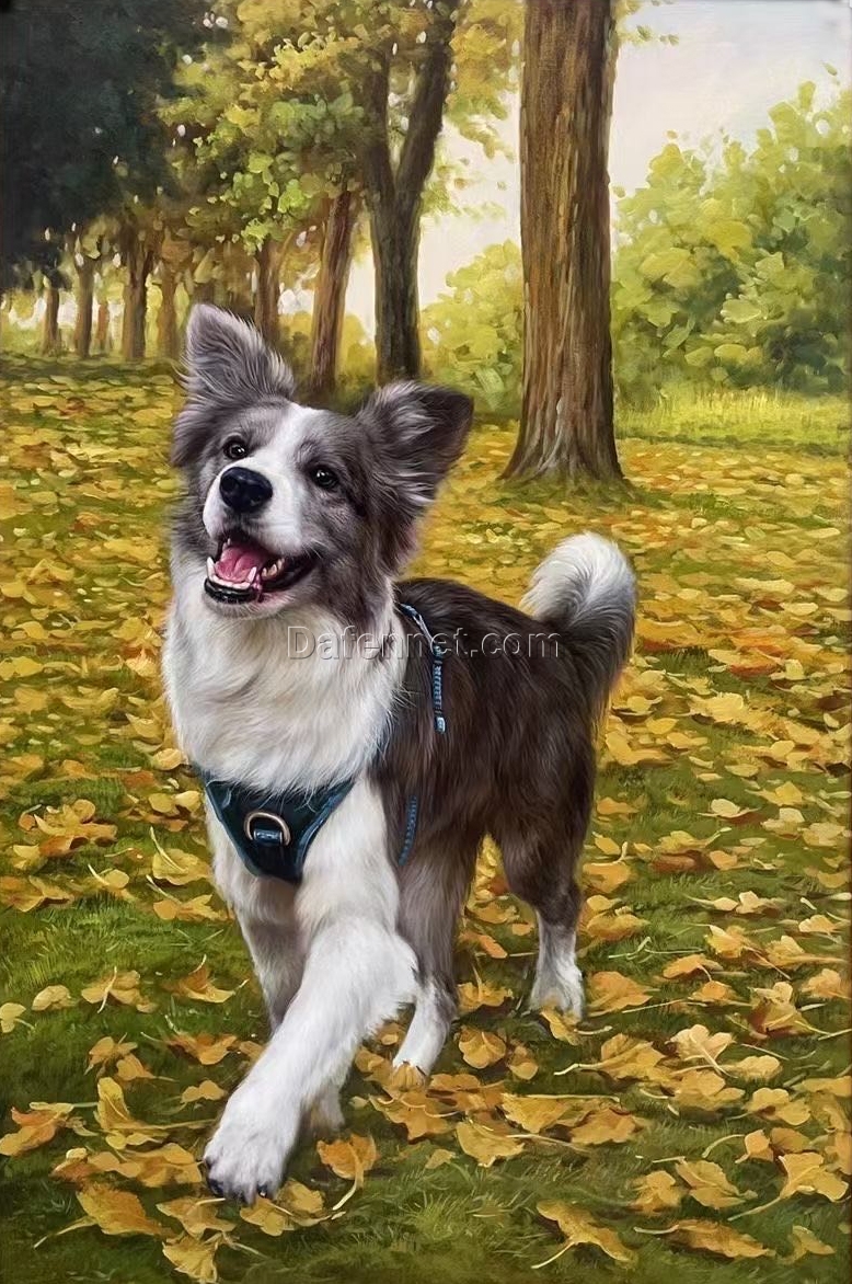 Custom Pet Portraits: Personalized Dog and Cat Oil Paintings – Capture Your Animal’s Essence