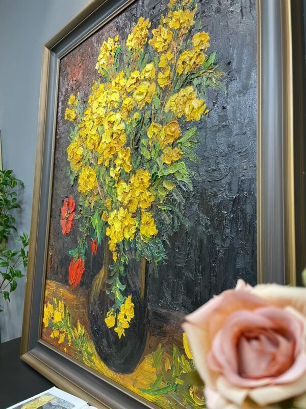 这一丛如此热情，如此娇艳，梵高的油画 2 印象斑斓 油画师 Lee 来自小红书网页版