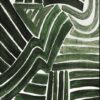Emerald Green Elegance: Minimalist Abstract Wall Art, Vibrant Green Canvas, Modern Green Artwork for Chic Decor