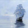 Ocean sailing oil painting Seascape oil painting Dafen Village Oil Painting Studio