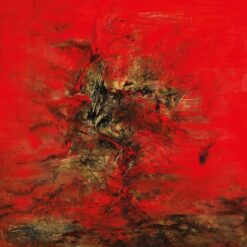 Zao Wou-Ki's Vibrant Crimson Abstract: Unveiling the Majesty of Red in Modern Art Masterpieces