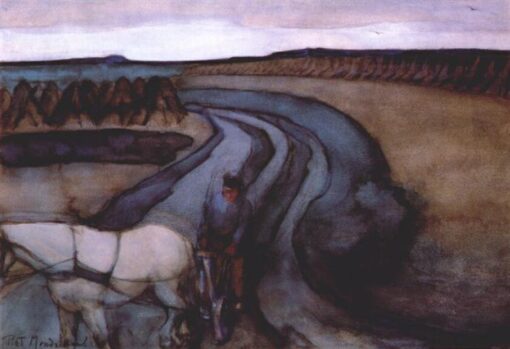 Capturing the Essence of Rural Life: ‘At Work / On the Land’ by Piet Mondrian – A Masterpiece