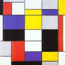 Geometric Harmony: 'Composition A' by Piet Mondrian - A 1923 Neoplastic Masterpiece from Dafen Oil Painting Studio