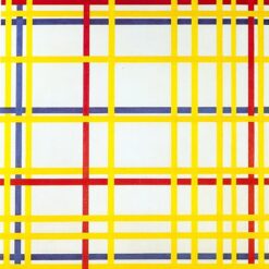 Vibrant Abstraction: 'New York City I' by Piet Mondrian - Explore Neoplasticism