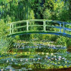 Japanese Bridge (The Water-Lily Pond) by Claude Monet - 1899, 90.5 x 89.7 cm