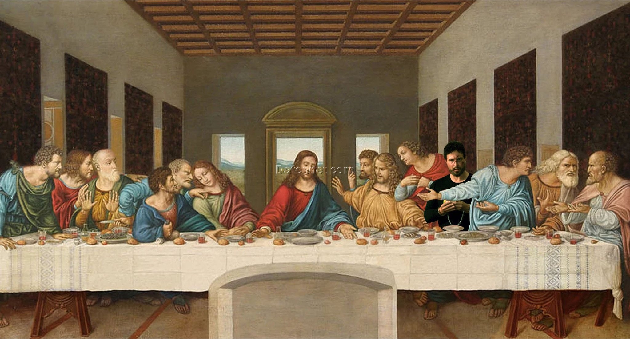 The Last Supper Painting | Famous Biblical Artwork, Leonardo da Vinci Masterpiece, Christian Religious Art, Classic Wall Decor