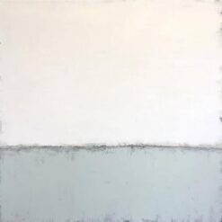 Abstract Decorative Wall Art for Office | White Minimalist Abstract Oil Painting