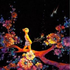 DaFen Village Original Artist Yan Zeming and His Original Oil Painting 'A Lifetime of Splendor'