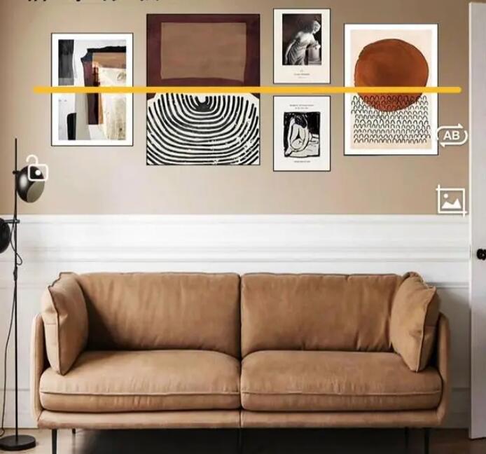 Six Elegant Oil Painting Hanging Techniques To Elevate Your Living Room ...