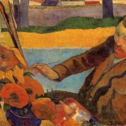 Van Gogh Painting Sunflowers by Paul Gauguin