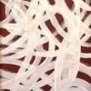 Abstract White Lines Oil Painting: Modern Art from Dafen Village Studio – Custom Orders Welcome