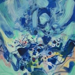 Zhu Dequn's 2006 Blue Season: Order Custom Reproductions from Dafen Village Art Studio – Embrace Abstract Expressionism