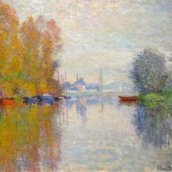 Claude Monet’s Autumn on the Seine at Argenteuil (1873) - Iconic Impressionist Landscape Painting