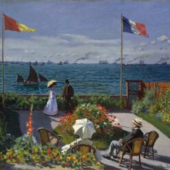 Claude Monet’s Garden at Sainte-Adresse (1867) - Discover Impressionist Masterpieces at Dafen Village Oil Painting Studio