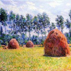 Monet’s Haystacks at Giverny (1884) - Experience Impressionist Landscapes from Dafen Village Oil Painting Studio