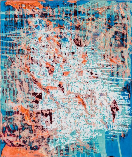 Vibrant Abstract Oil Painting : Œuvres d'art modernes pour espaces contemporains