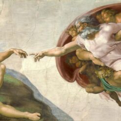 Hand-Painted 'The Creation of Adam' by Michelangelo - Dafen Village Art Studio