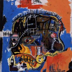 Buy Jean-Michel Basquiat Skull 1981 Reproduction - Neo-Expressionist Street Art on Canvas - Figurative Acrylic and Crayon Artwork
