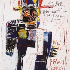 "Irony of the Negro Policeman" is a significant work by Jean-Michel Basquiat