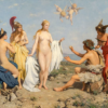 Classic Oil Painting: The Judgement of Paris 1888 by Johann Kraemer - Handcrafted in Dafen Village